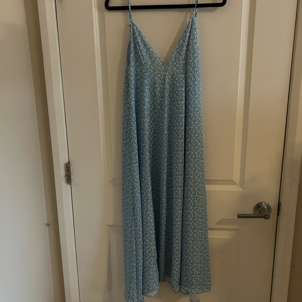 RESA Light Blue Floral Maxi Dress